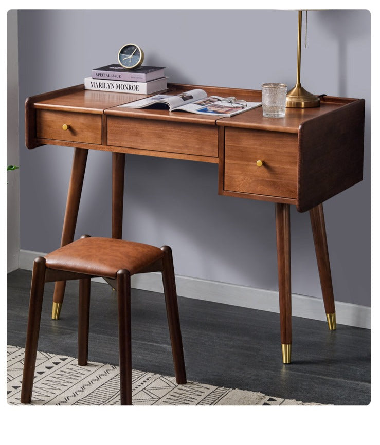 JAXON Dressing Table Solid Wood Vanity Desk