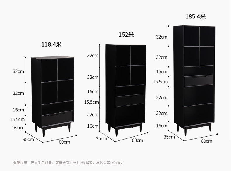 KAILANI TOKYO HILTON Japanese Scandinavian Bookcase Display Cabinet Solid Wood ( 4 Colour 3 Size )