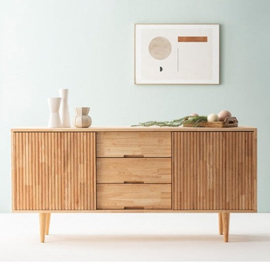 LOLA NEW YORK HILTON Buffet Scandinavian Nordic All Solid Wood Sideboard