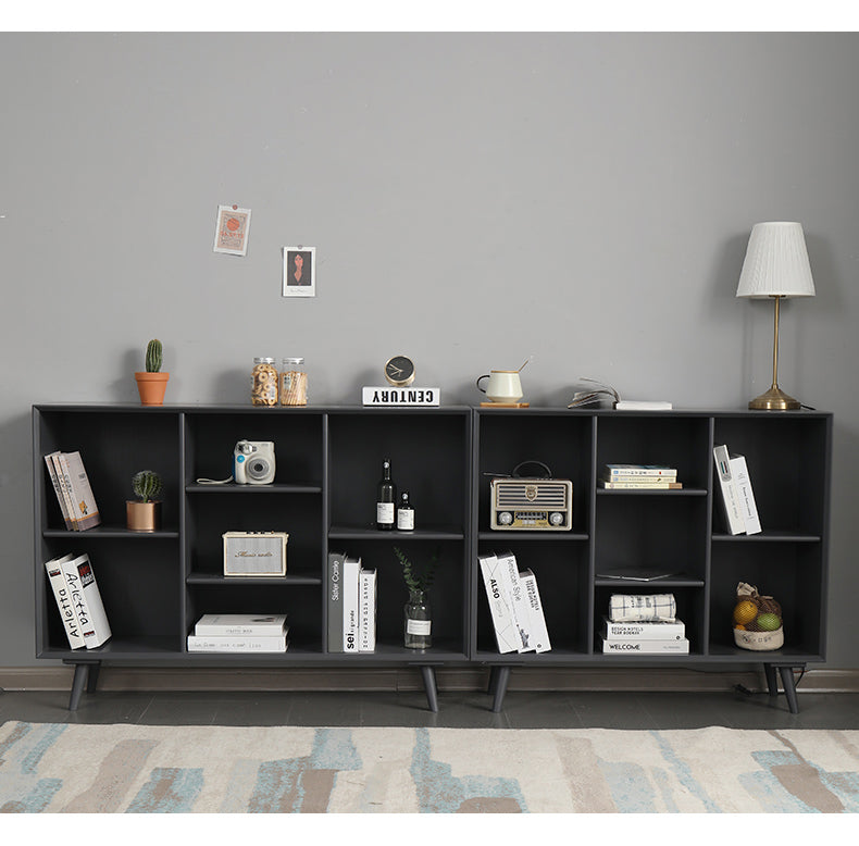 LUCAS Storage Solid Wood Bookcase Display