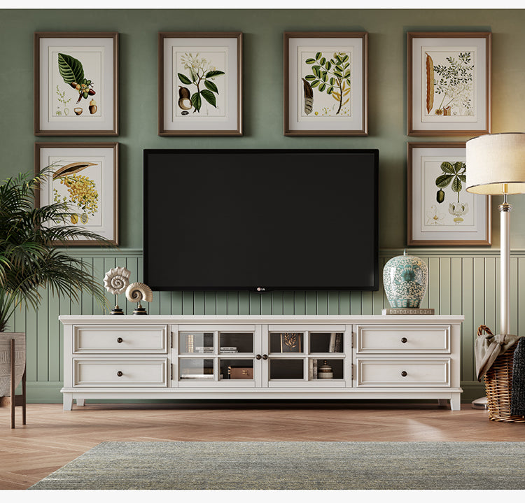 Leonardo Classic Country Solid Wood TV Console Cabinet