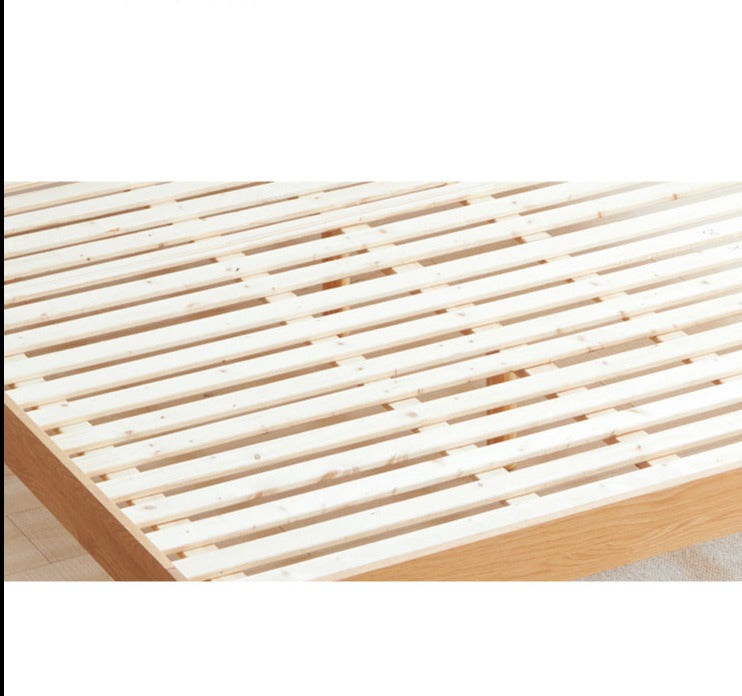 WAREHOUSE SALE Madeline BRYSON Japanese Nordic Bed Solid Wood ( 3 Size 2 Color Choice ) ( Discount Price from $1199 )