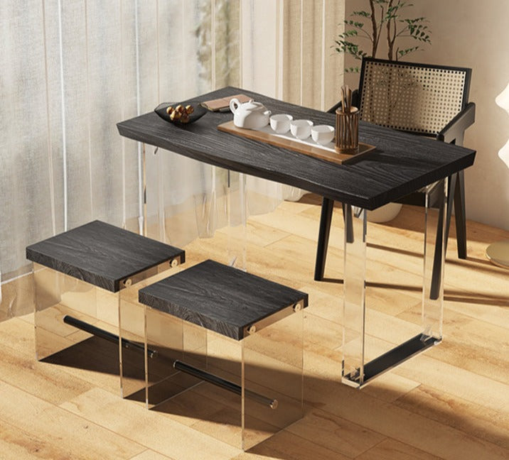 ARYE COURTYARD Scandinavian Solid Wood Writing Desk Tea Table ...