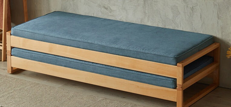 BOOTH SHERATON Scandinavian Japanese Solid Wood Stackable Sofa Bed ...