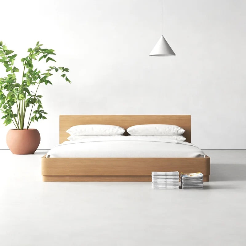 NILSA SHERATON Scandinavian Solid Wood Tatami Bed Frame