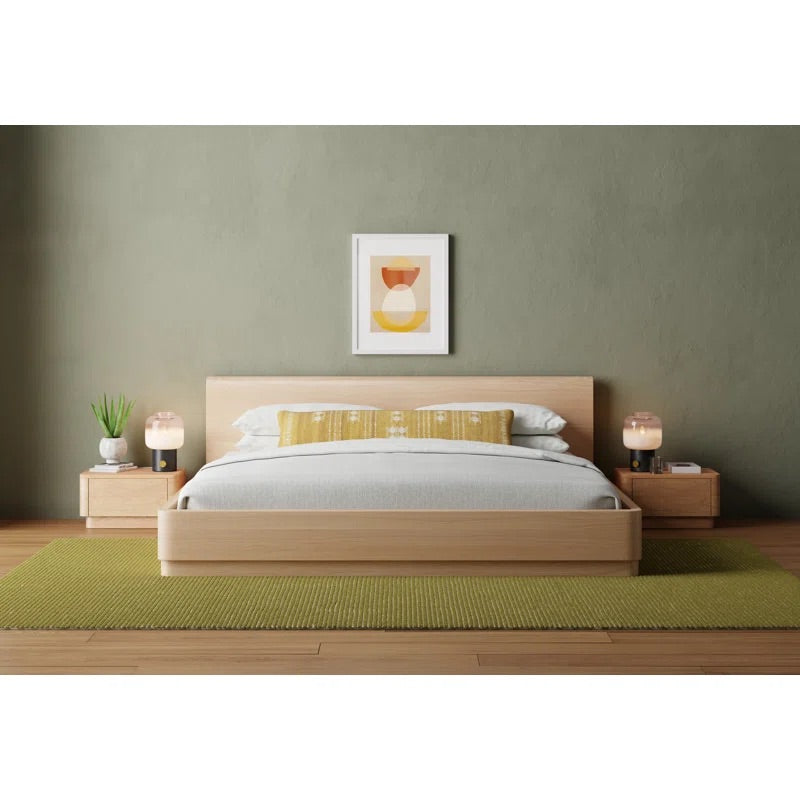 NILSA SHERATON Scandinavian Solid Wood Tatami Bed Frame